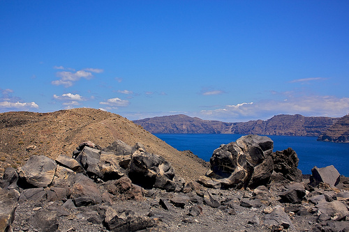 Isola di Santorini: il vulcano di Nea Kameni